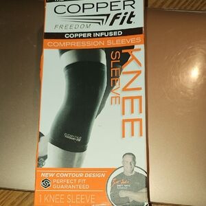 Copper Fit Copper Infused Knee Sleeve - Black Size Xlarge NEW